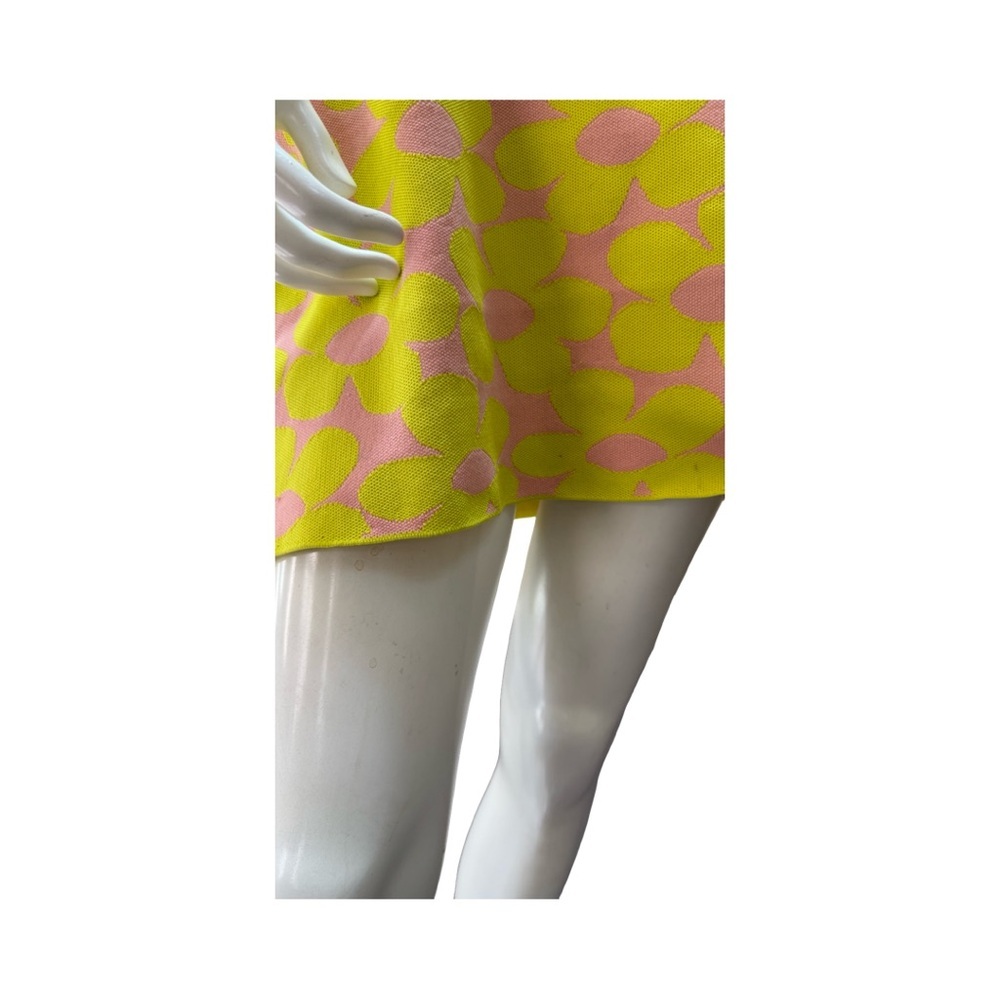 Zara Yellow and Pink Floral Pattern Dress - Picture 7 of 8